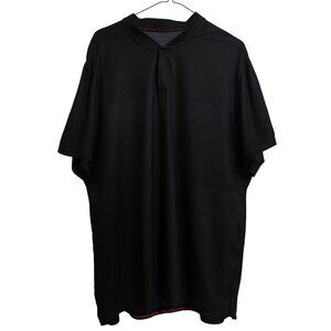 Nike Tiger Woods Dri-Fit Speed Blade Collar Black Golf Polo Shirt Men's Size XL